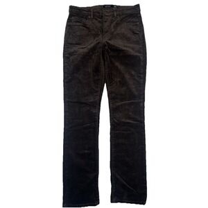 Lauren Ralph Lauren Black Label Women's 10 Rake Brown‎ Corduroy Pants Stretch